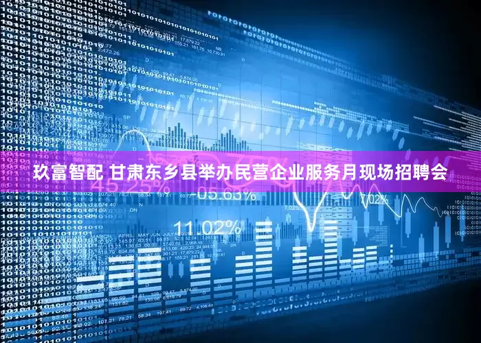 玖富智配 甘肃东乡县举办民营企业服务月现场招聘会